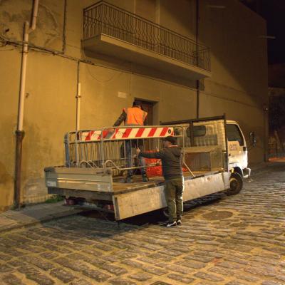 Restituzione abitazioni 100-150m - Rimozione delle transenne